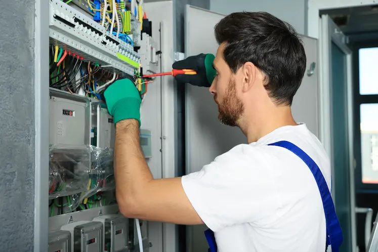 Our electrician working in London